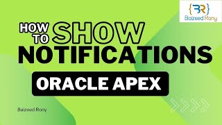 How to Show Notifications Bar In Oracle APEX screenshot 3