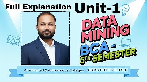 Data Mining UNIT 1 Snelle revisie Korte en lange Imp-vragen 2025-26 BCA V 5e semester OU