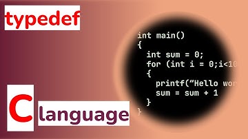 C programming: Typedef