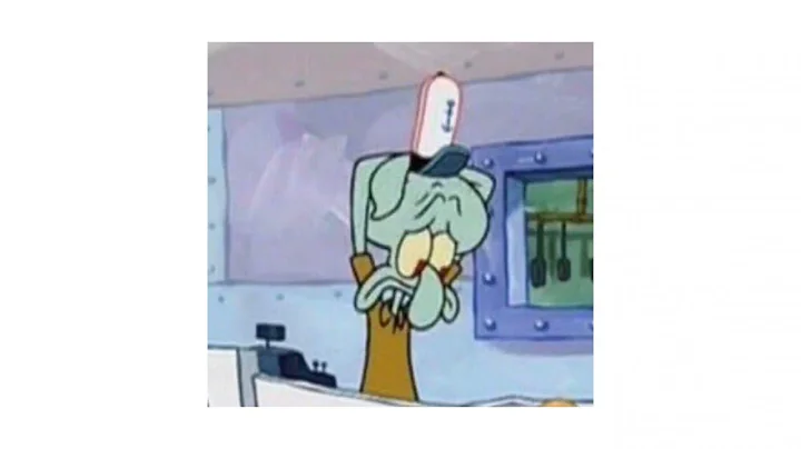 i got no time but squidward sings it