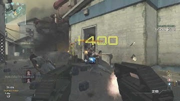 PS3 MW3 FMG9 Killfeed on Carbon (Infected - Knife vs. FMG9)