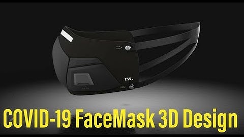COVID- 19 Facemask l Virus Mask | Product Design | 3D CAD Modeling | Industrial designer | Rendering
