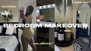 BEDROOM MAKEOVER + ROOM TOUR | Pinterest Inspired, New Furniture, Decorating, Aesthetic + MORE screenshot 3