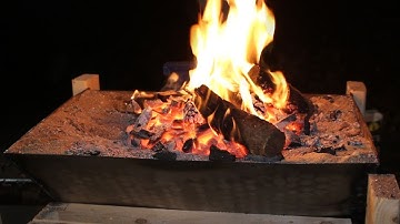 DIY forge and black smithing set up