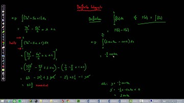 Definite Integrals