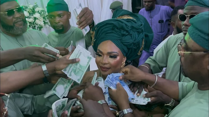 SEE AS MONEY RAINED ON LAIDE BAKARE AT HER MOTHER’S 70TH BIRTHDAY CELEBRATION 