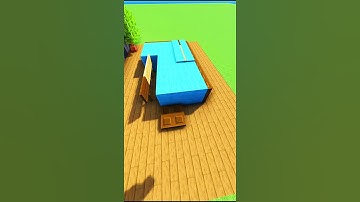 Minecraft Billiard Table Tutorial #shorts