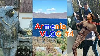 Armenia VLOG #4 | Lake Sevan | Agarcin monastery | Saving our bus from falling😯