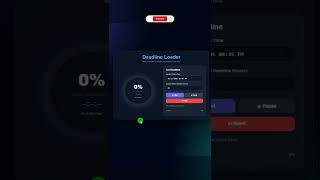 Interactive Deadline Loader with HTML, CSS & JS #trendingshorts #technologynews #subscribe #shorts