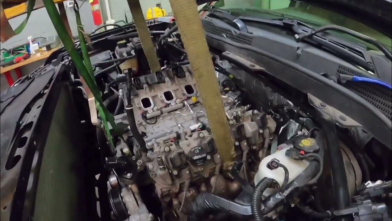Replacing An Engine On A 2015 Chevy Truck For A New Subscriber. No Oil