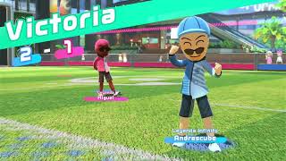Nintendo Switch Sports: Soccer 1v1 against the champion Miguel
