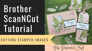Brother ScanNCut Tips & Tricks - Cutting Stamped Images - Wonderful Romance - 2019 Occasions Catalog
