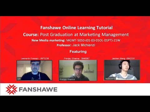 Fanshawe Online Learning Tutorial