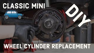 Classic Mini DIY  Replacing Rear Wheel Brake Cylinders