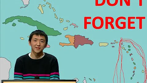 How to memorise Caribbean Islands in 60 seconds