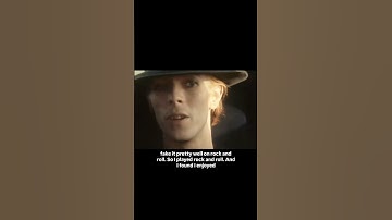 David Bowie was an accidental rockstar! #davidbowie #rockstar