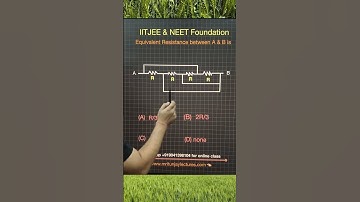 Equivalent Resistance between A and B #resistance #circuit
