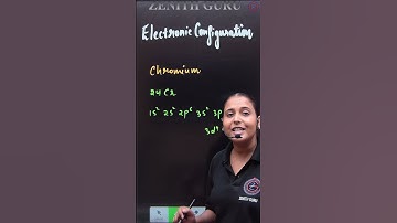 Electronic Configuration Of Chromium | Rapid Chemistry 153 | Class 11 | By Nikki Ma