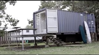 A Seattle Shipping Container Tiny House/Home... THX 1138 George Lucas inspired