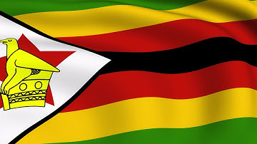 Zimbabwe - Flying Flag Looped Video Background