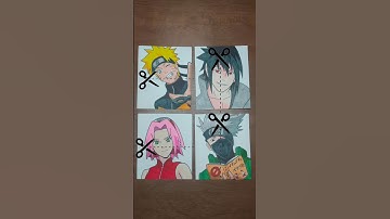 #shorts How to make Endless (Naruto) Card 🔥 #anime#drawing