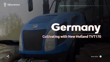 FJD in Germany | New Holland TVT170 with FJD Autosteering Kit