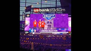 Live Minnesota Vikings draft party reaction to drafting JJ McCarthy!