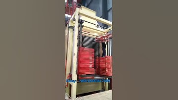 Installation sample of hot press machine|Automatic loading and unloading hot press|2020