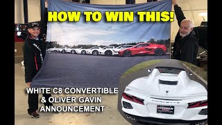 HOW TO WIN THIS 8FT C8 CORVETTE BANNER & OLIVER GAVIN ANNOUNCEMENT