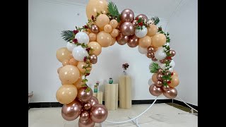 How to make one set of balloon stand dec