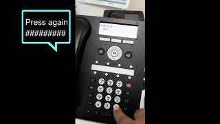 How to Factory Reset an Avaya 1608 IP Phone