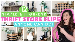 ✨ 12 NEW High-End Thrift Flips that ANYONE can do with easy-to-find Thrift Stores items ?