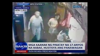 Download Saksi: Mga Kaanak Ng Pinatay Na 17-anyos Na Babae, Hustisya Ang Panawagan Video MP3 Saksi: Mga Kaanak Ng Pinatay Na 17-anyos Na Babae, Hustisya Ang Panawagan