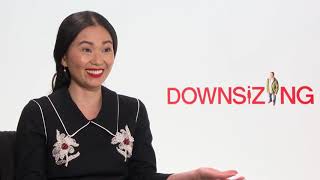 Kristen Wiig and Hong Chau Discuss a Post-shrinking Survival Plan
