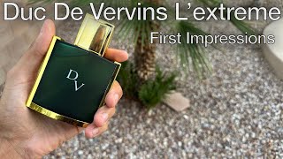 Duc De Vervins L'extreme EDP by Houbigant First Impressions | Is it better  than Drakkar Noir??