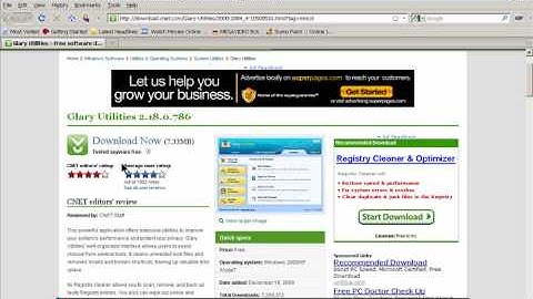 How to make computer faster: Glary utilities