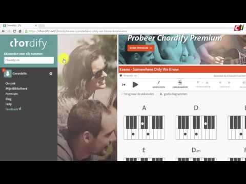 Akkoorden vinden met Chordify