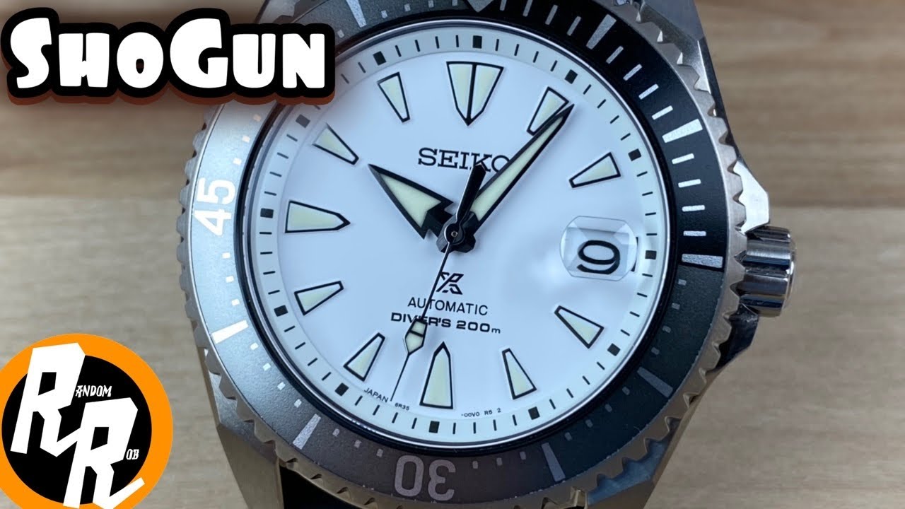 Seiko spb191 Shogun White Dial - YouTube