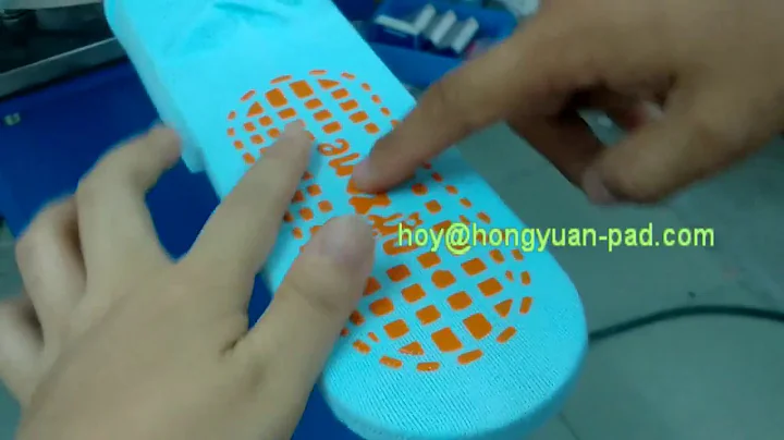 Anti slip sock and glove dotting silicon printing machine