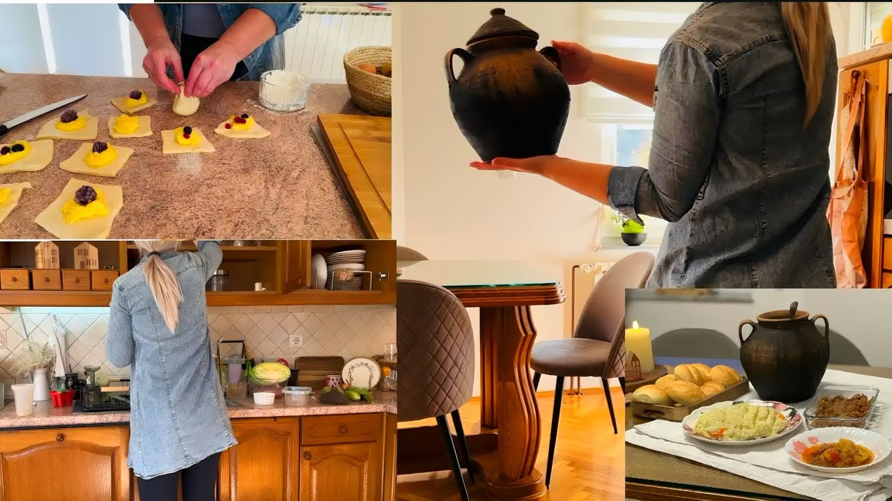 🌿Mamin svijet u par običnih trenutaka🌿BOSANSKI LONAC/BUHTLE S VANILIJOM i VOĆEM/SAVRŠENI HLJEBČIĆI🌿