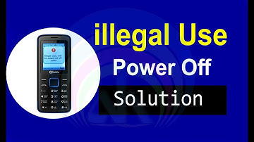 How to QMobile illegal Use Power Off Solution