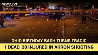 At Least 1 Dead, 20 Injured in shooting at Ohio Birthday Party - Akron Police || News Live