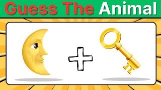 🐒🐆🦓  Animal Emoji Challenge - Can You Guess? | Brain tease Guess