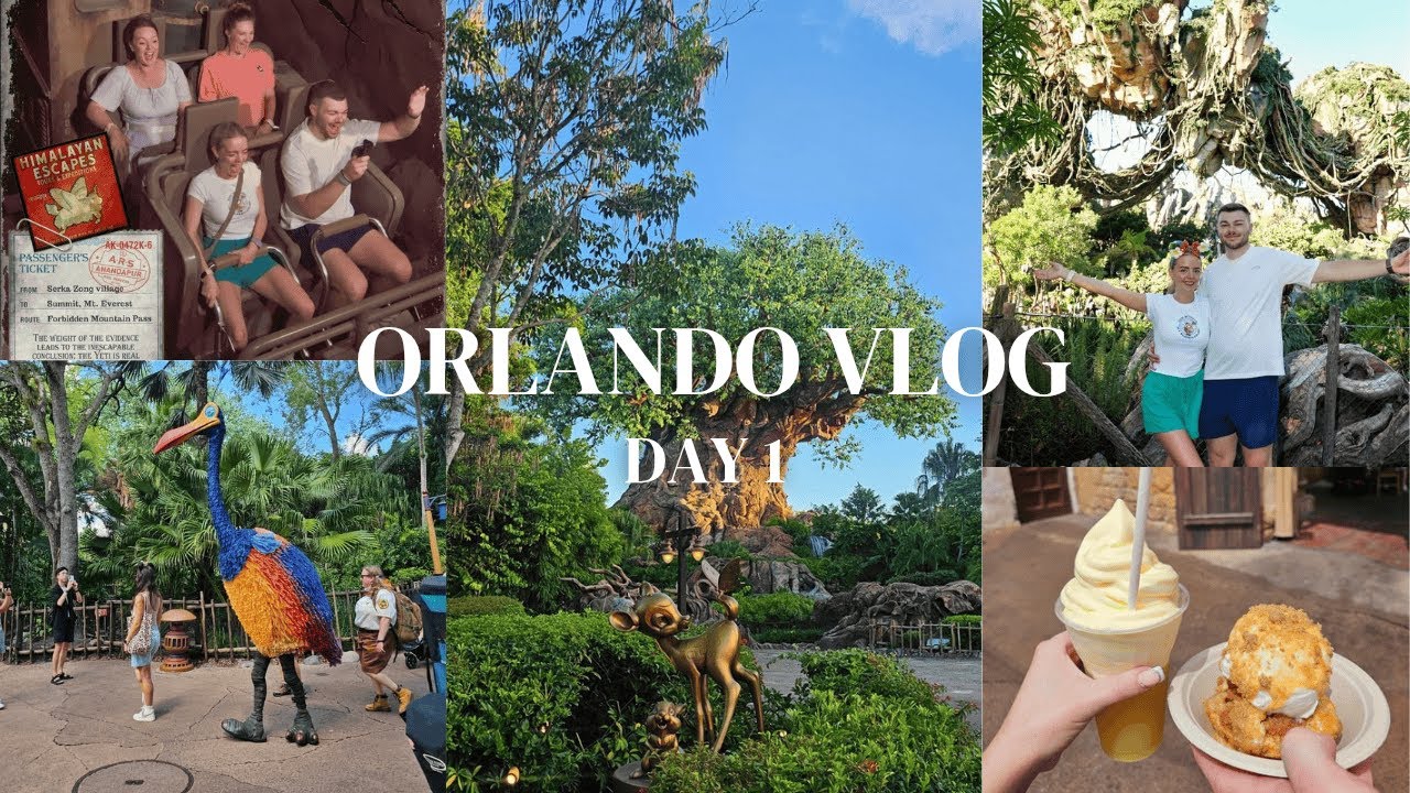 Disney's Animal Kingdom 🌳 | Pandora | Safari 🦁 | Expedition Everest 🏔 | Walt Disney World Vlog Day 1