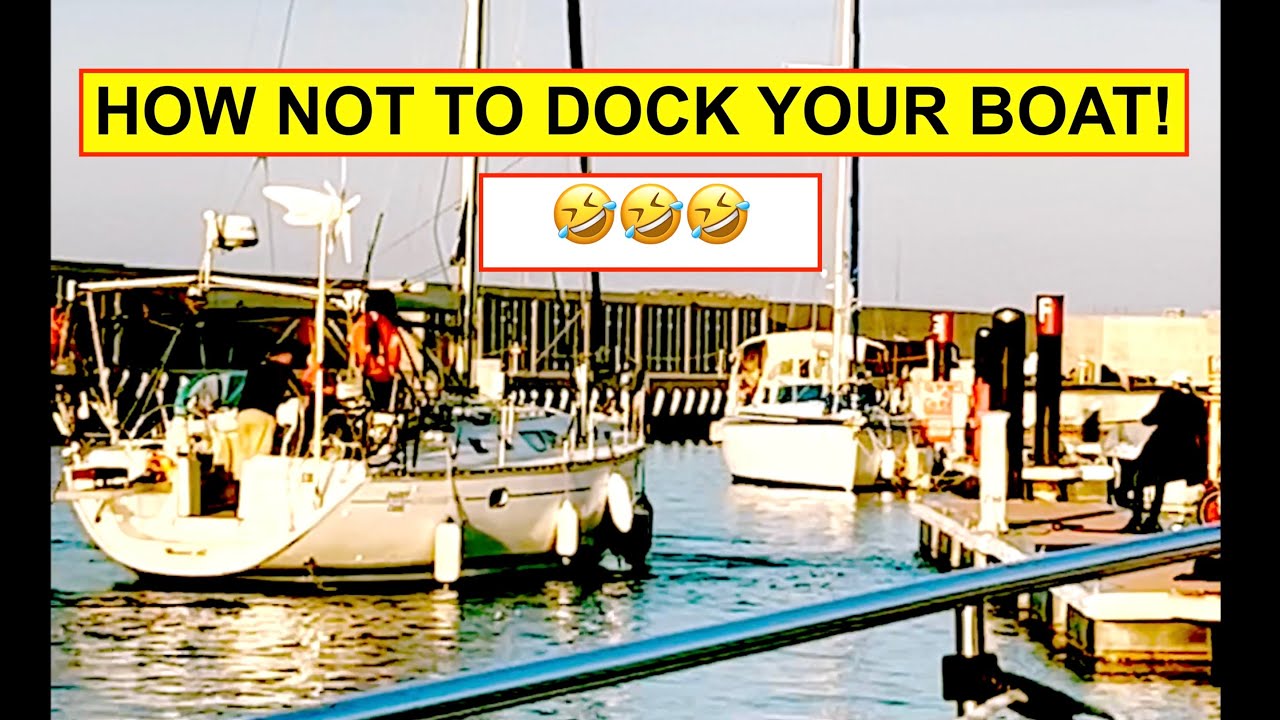 How not to dock your boat….