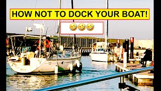 How not to dock your boat....