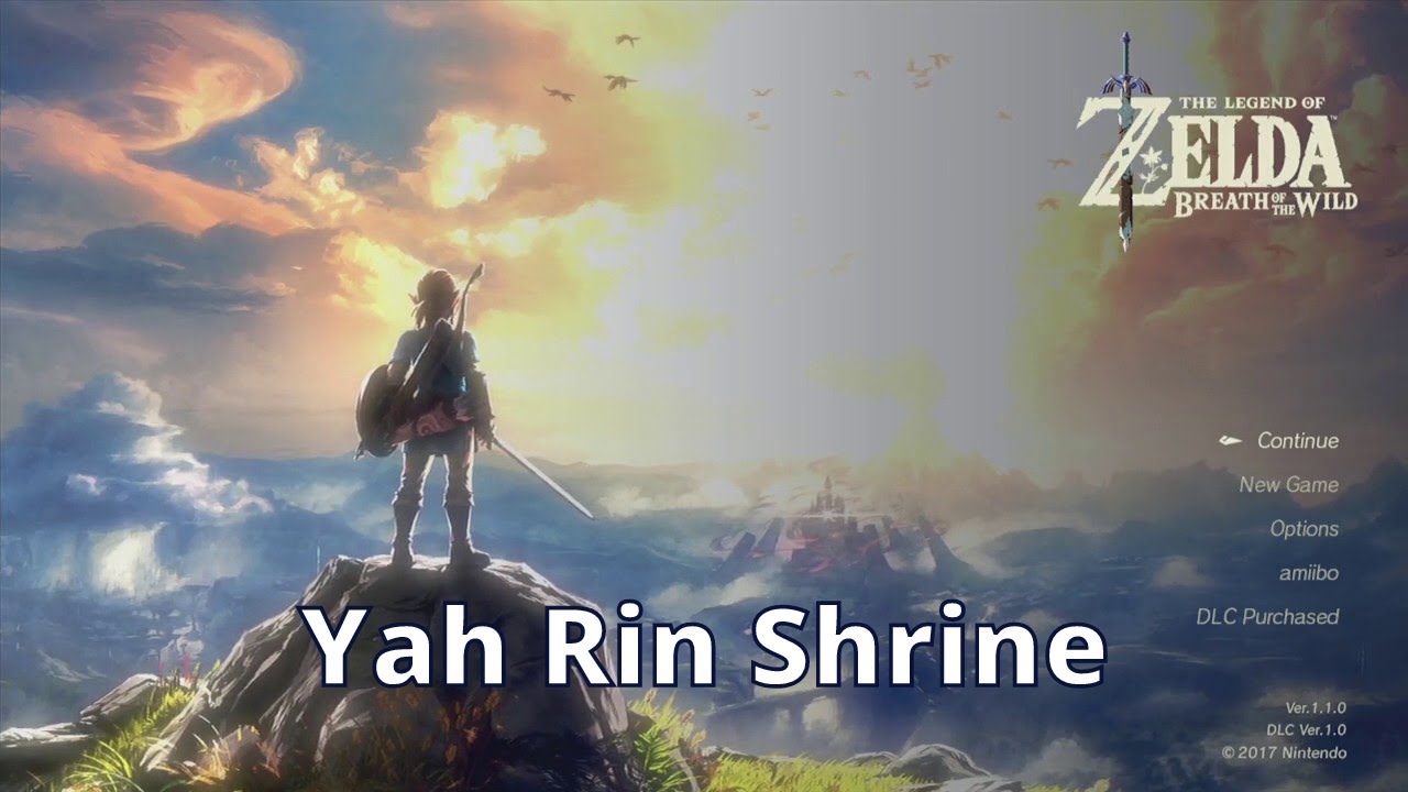 Yah Rin Shrine Zelda Breath of the Wild 100 Walkthrough