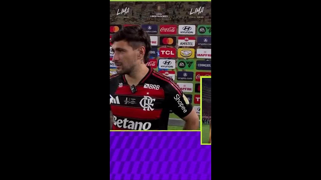 "DIFÍCIL EXPRESSAR OS SENTIMENTOS", DIZ ARRASCAETA | #shorts | ge tv