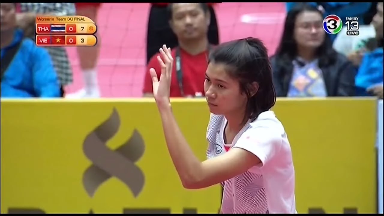 เซปักตะกร้อชิงถ้วยพระราชทานคิงส์คัพ ครั้งที่ 33 ทีมหญิง A ไทย vs เวียดนาม 29 กันยายน 2561 เซปักตะกร้อชิงถ้วยพระราชทานคิงส์คัพ ครั้งที่ 33 ทีมหญิง A ไทย vs เวียดนาม 29 กันยายน 2561