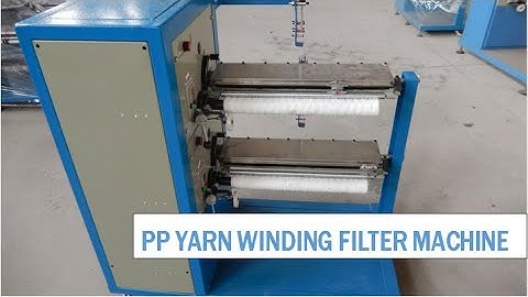 PP Yarn Winding Filter Cartridge Machine / Water Filter Machine / PP String Wound Machine